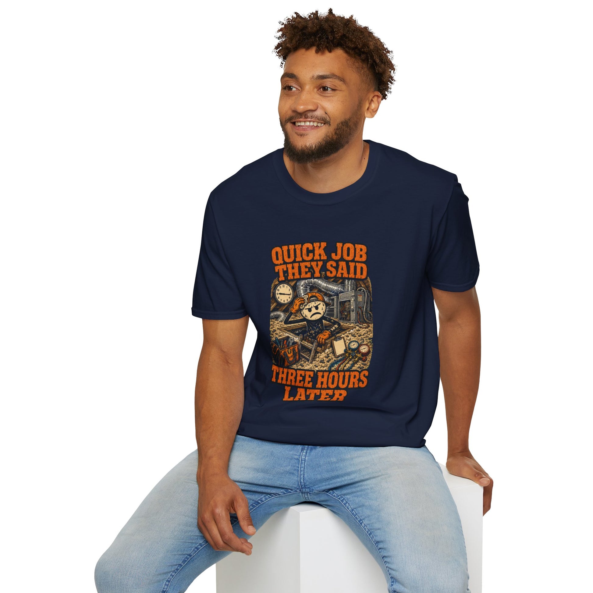 Quick Job They Said Three Hours Later Mechanic Shirt product mockup 49 — House of Lushella