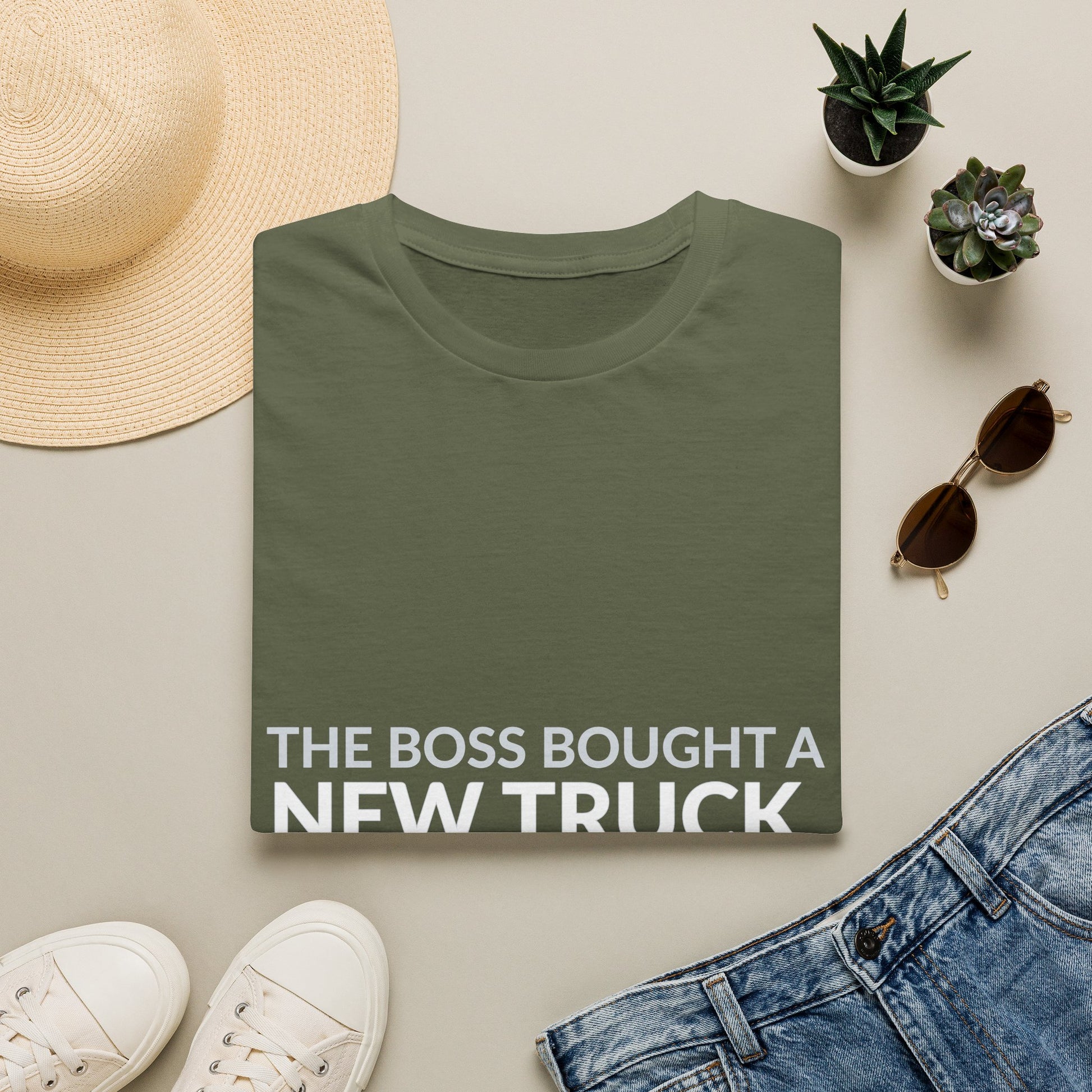Boss Got a New Truck I Got Work Shirt product mockup 17 — House of Lushella