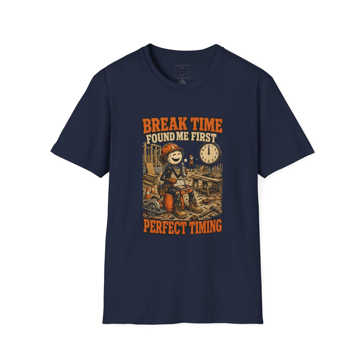 Break Time Found Me First Work Humor Shirt product mockup 41 — House of Lushella