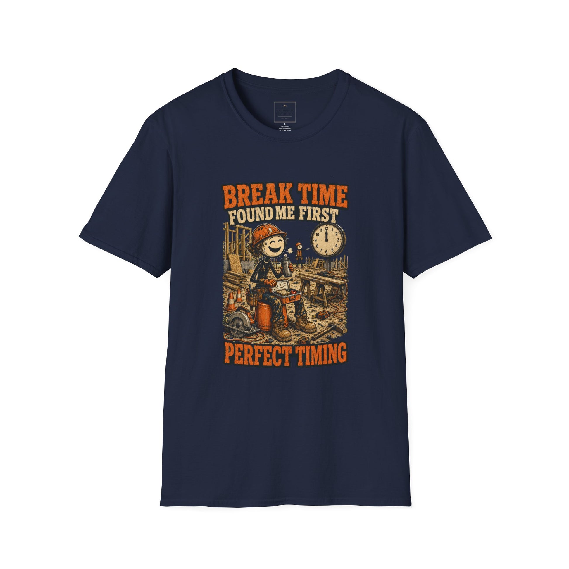 Break Time Found Me First Work Humor Shirt product mockup 41 — House of Lushella
