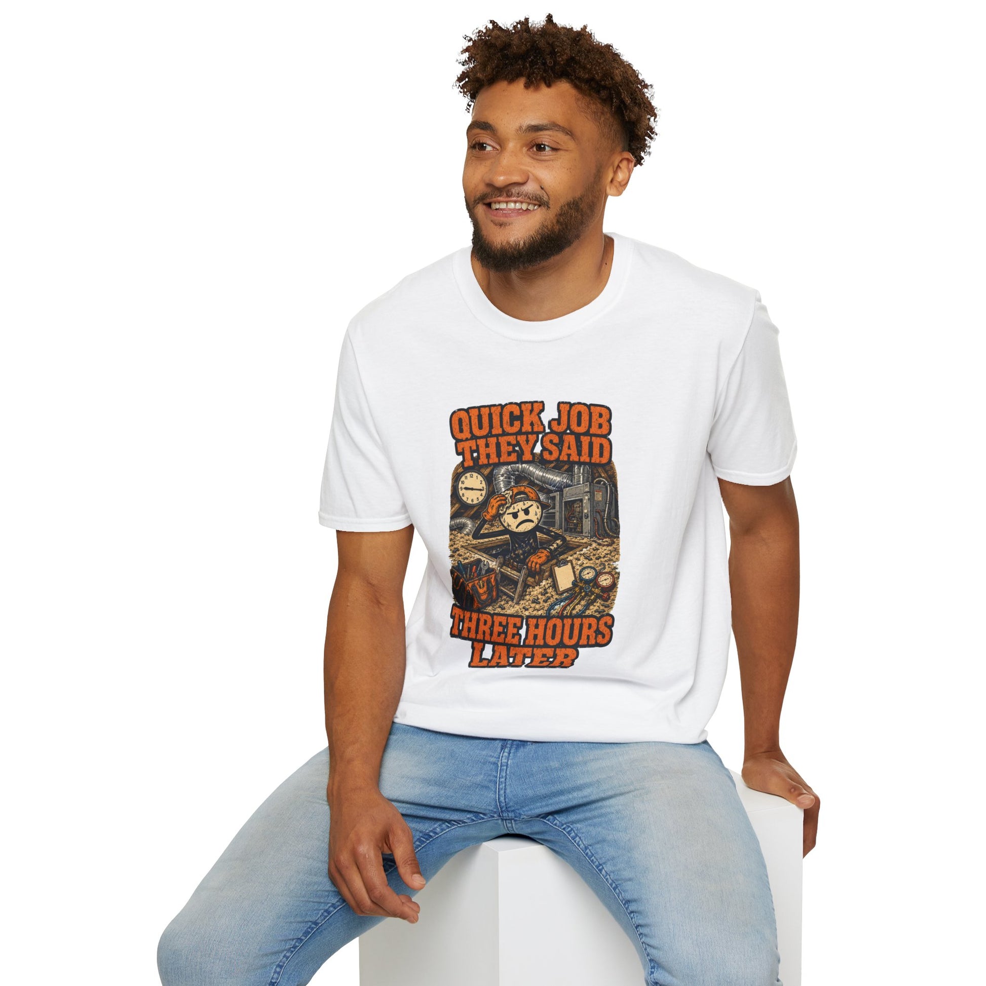 Quick Job They Said Three Hours Later Mechanic Shirt product mockup 14 — House of Lushella