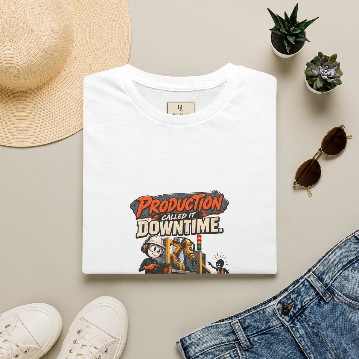 Production Called It Downtime, I Called It Tuesday | Industrial Maintenance T-Shirt product mockup