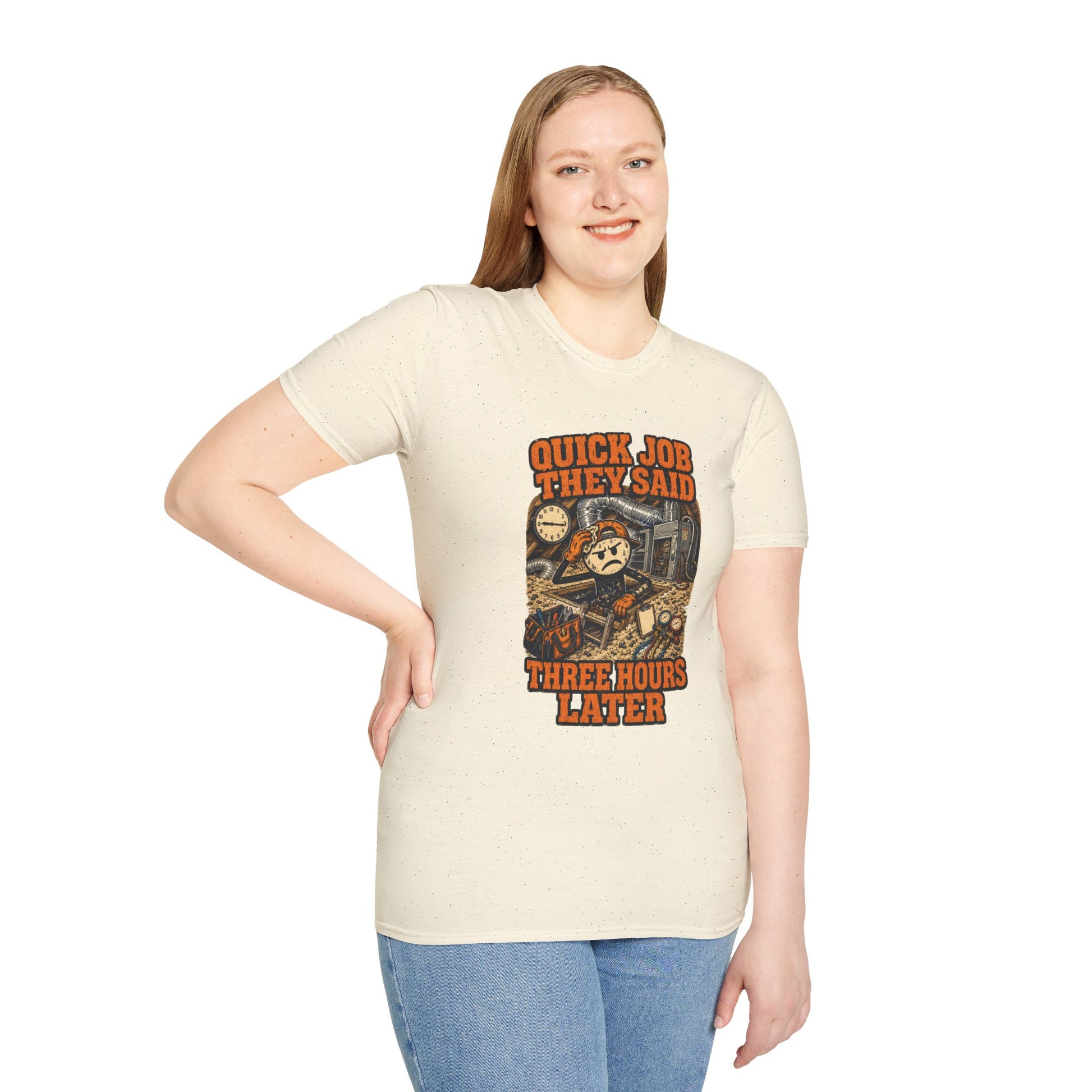 Quick Job They Said Three Hours Later Mechanic Shirt product mockup 27 — House of Lushella