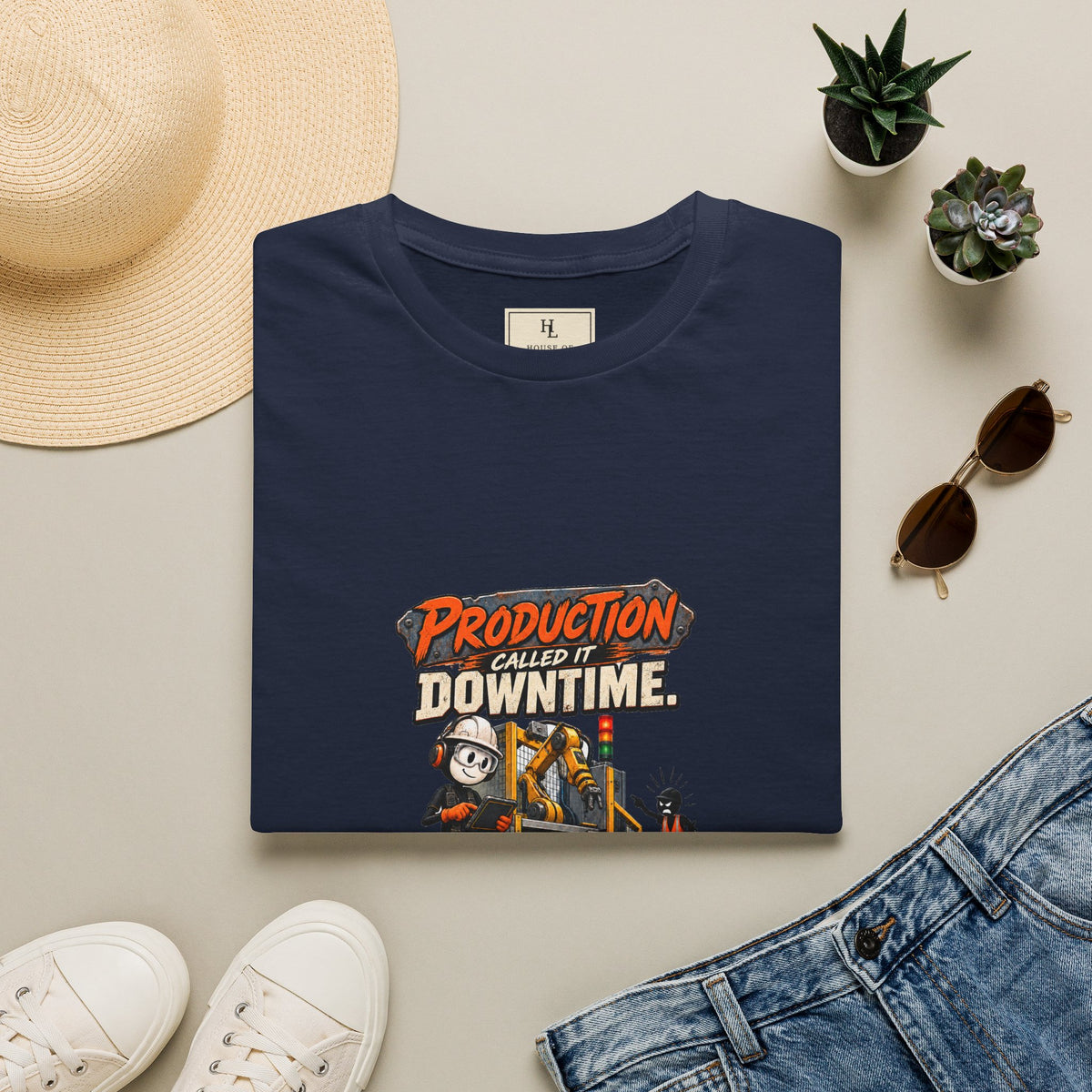 Production Called It Downtime, I Called It Tuesday | Industrial Maintenance T-Shirt product mockup
