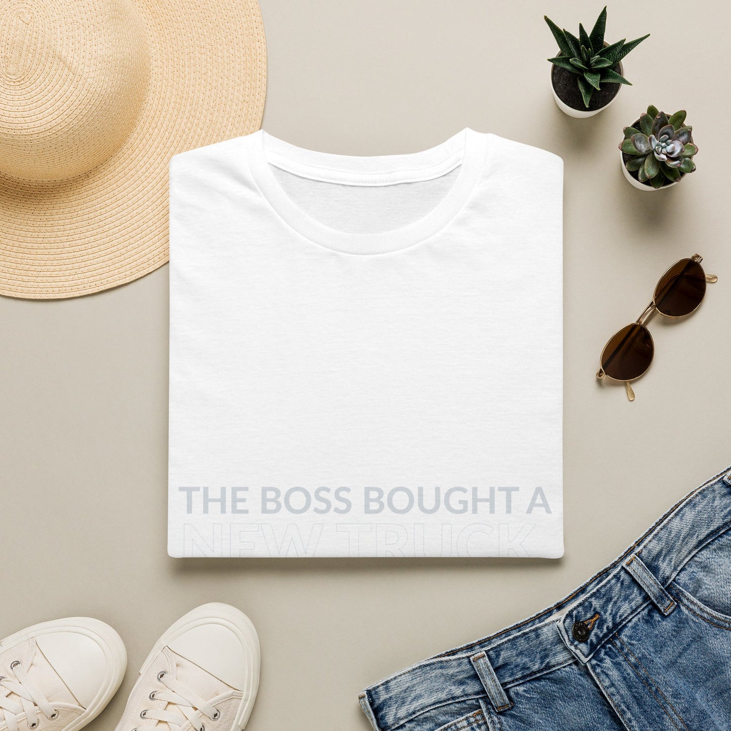 Boss Got a New Truck I Got Work Shirt product mockup 12 — House of Lushella