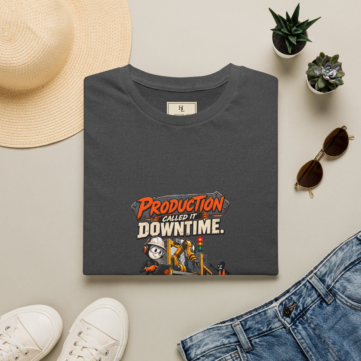 Production Called It Downtime, I Called It Tuesday | Industrial Maintenance T-Shirt product mockup