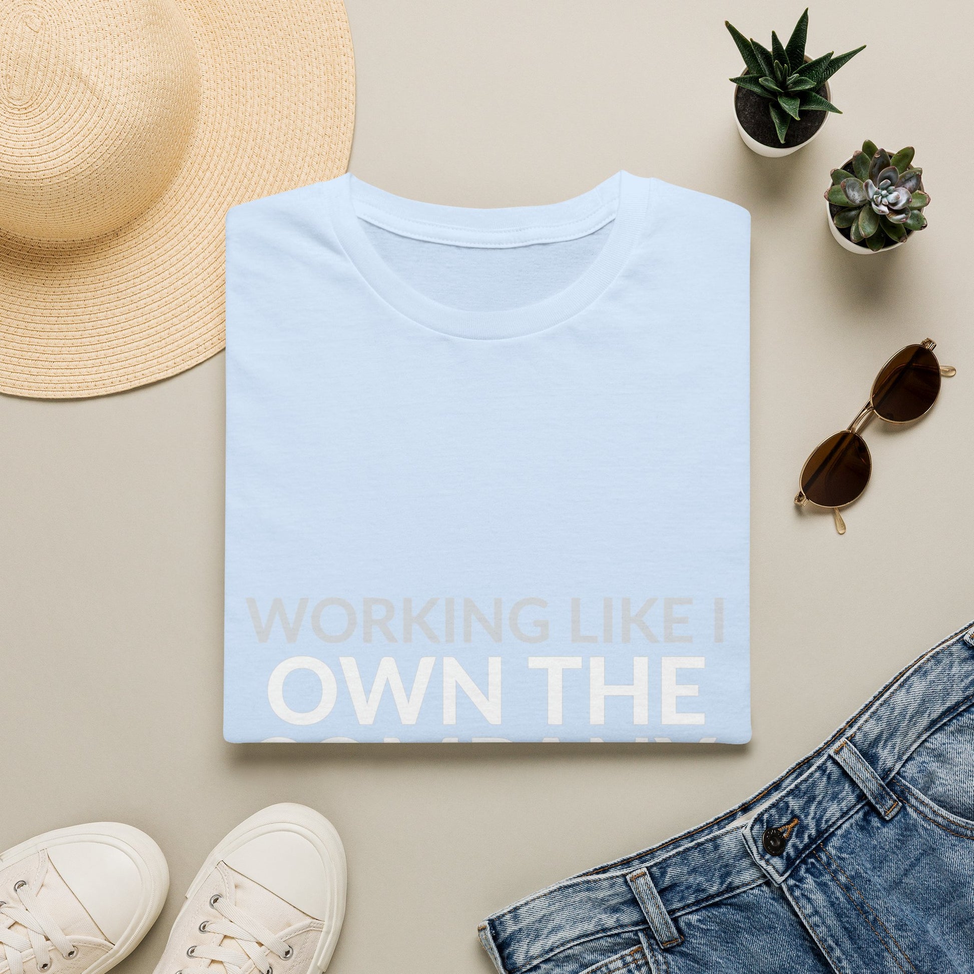 Working Like I Own It Paid Like I Lost Shirt product mockup 19 — House of Lushella