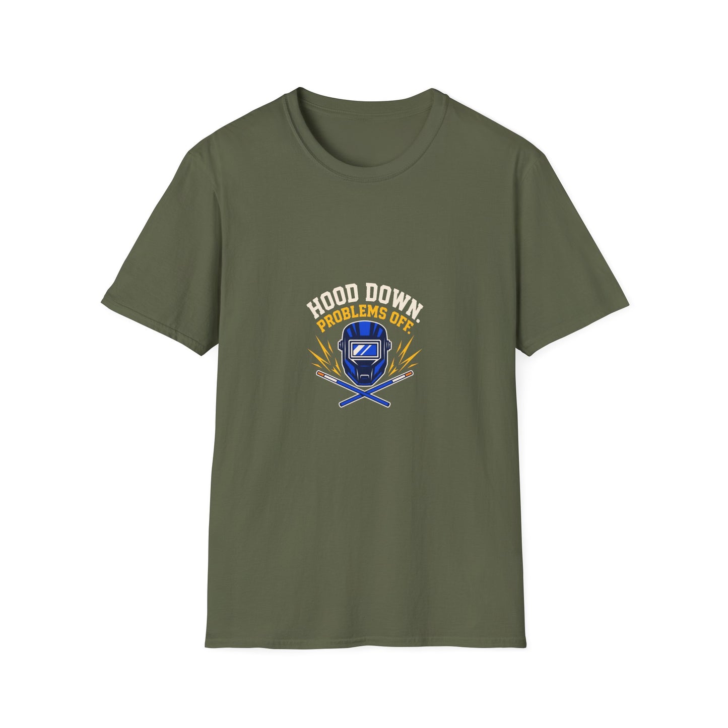 Hood Down Problems Off Welder Shirt product mockup 2 — House of Lushella