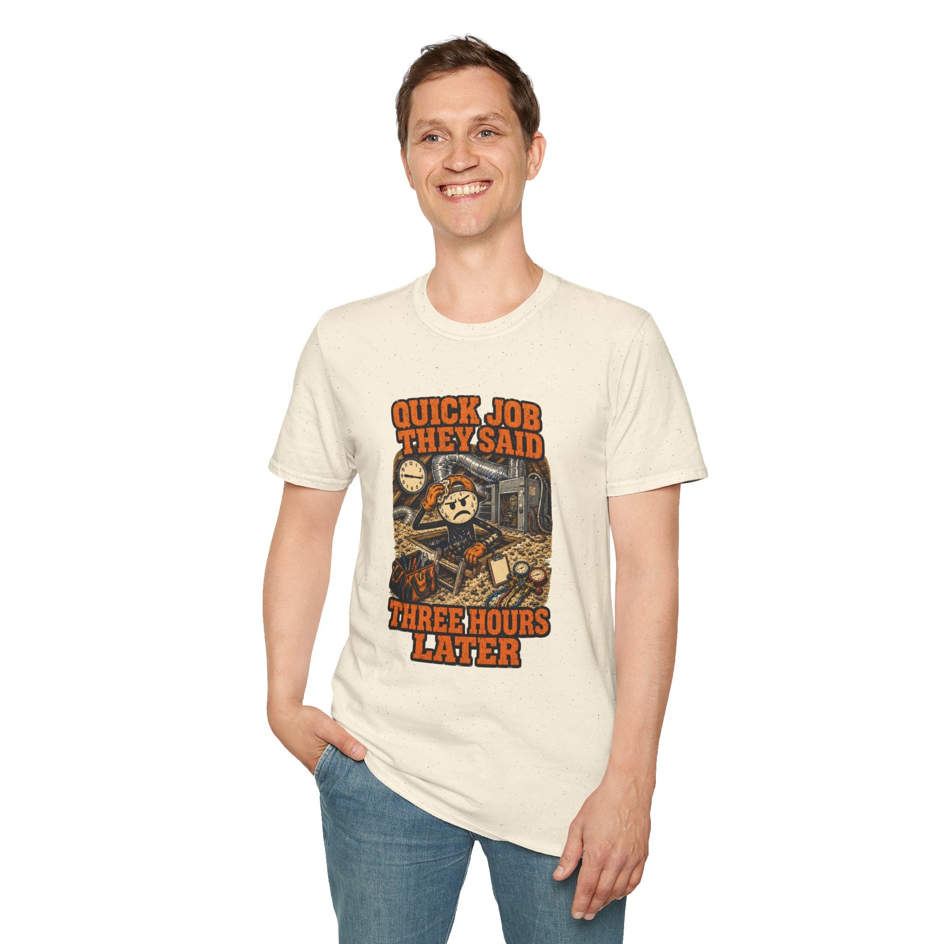 Quick Job They Said Three Hours Later Mechanic Shirt product mockup 28 — House of Lushella