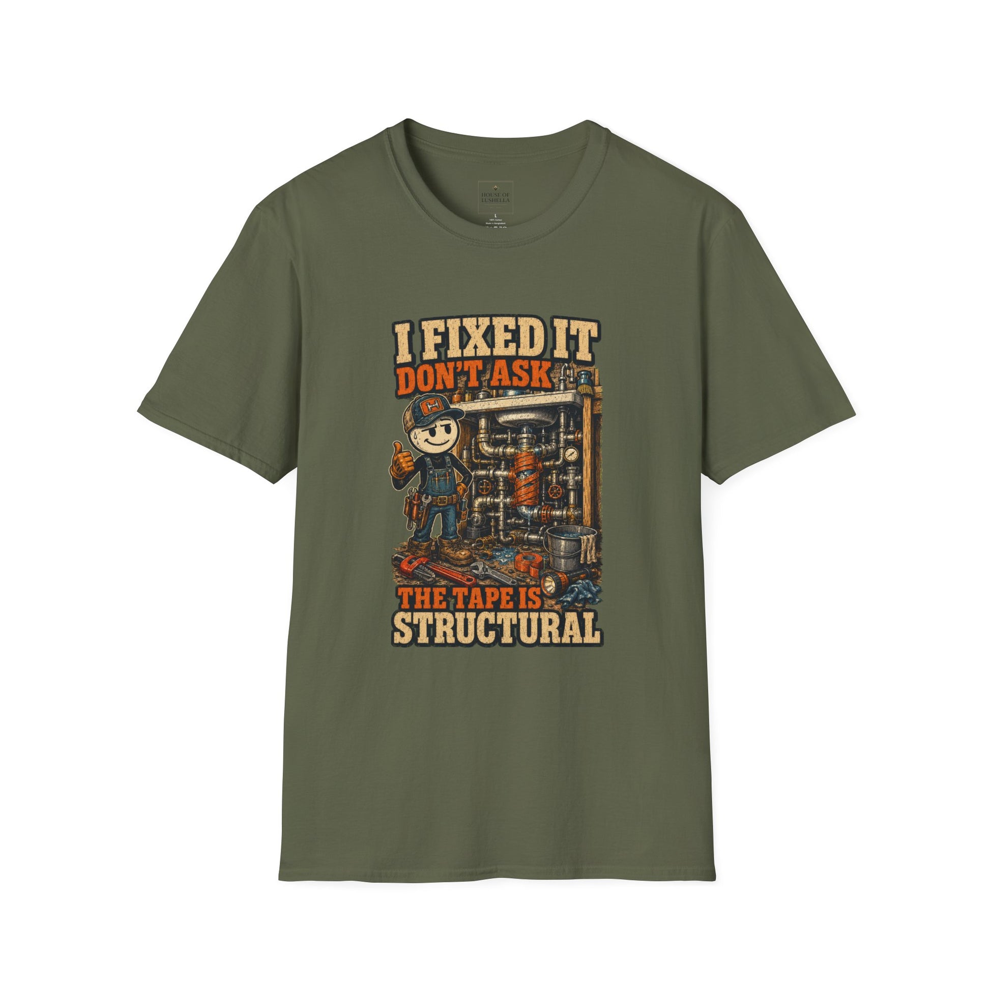 I Fixed It Don’t Ask Mechanic Shirt product mockup 36 — House of Lushella