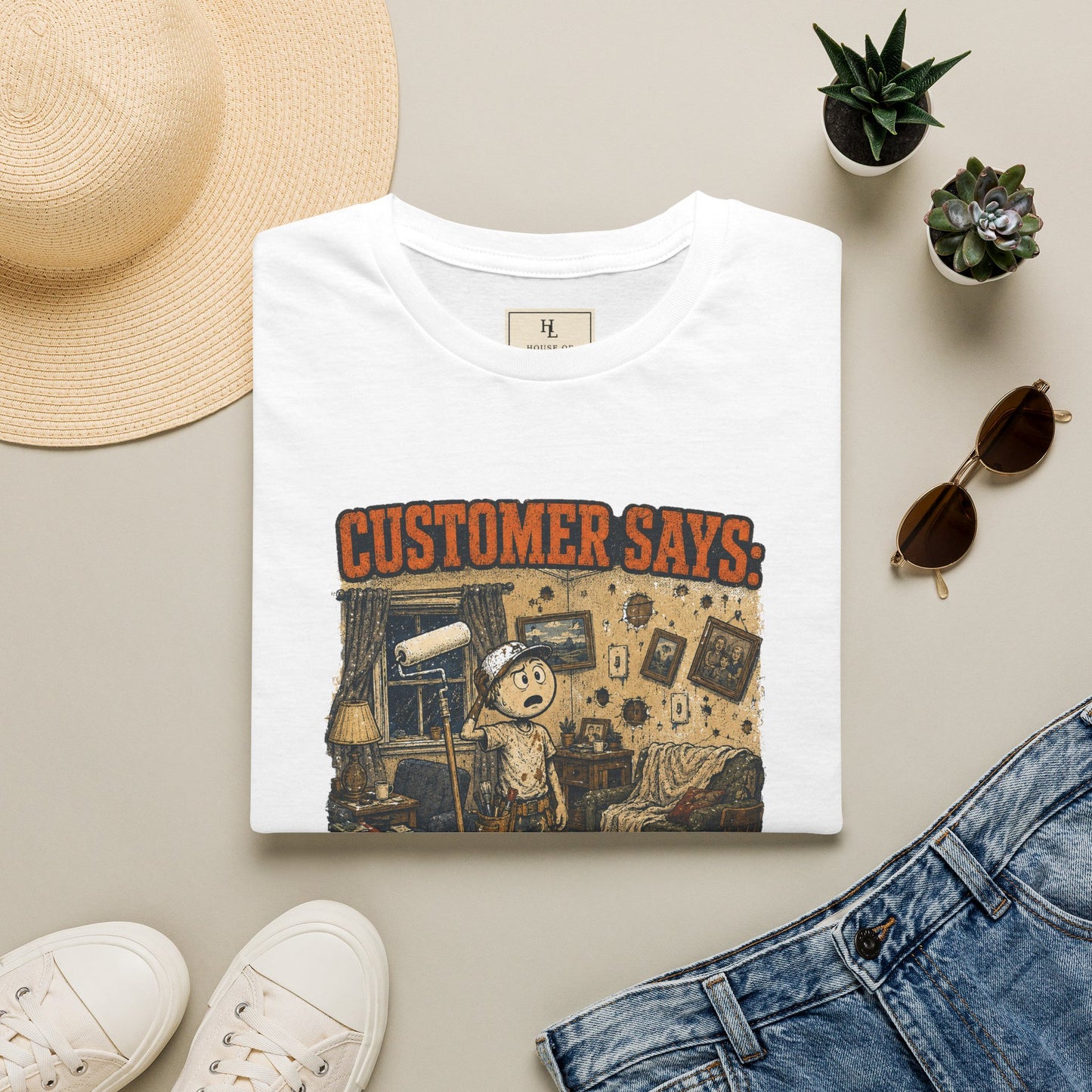 Customer Already Did the Prep Painter Shirt product mockup, view 4 — House of Lushella