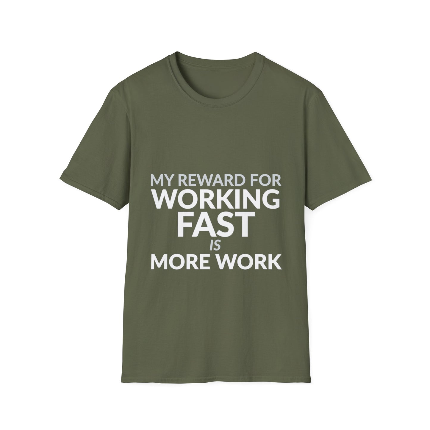 Working Fast Means More Work Funny Employee Shirt product mockup 6 — House of Lushella