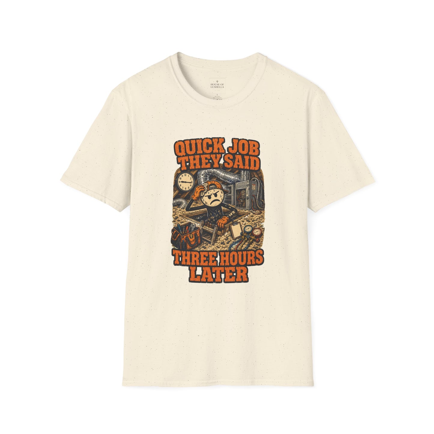 Quick Job They Said Three Hours Later Mechanic Shirt product mockup 26 — House of Lushella