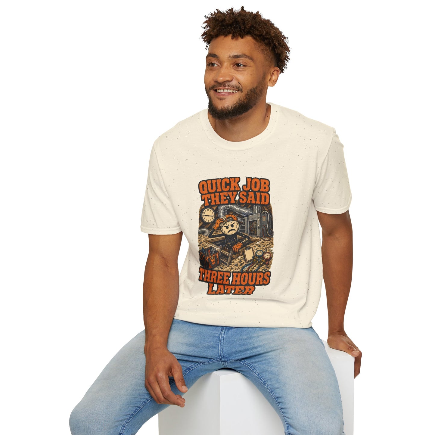 Quick Job They Said Three Hours Later Mechanic Shirt product mockup 29 — House of Lushella