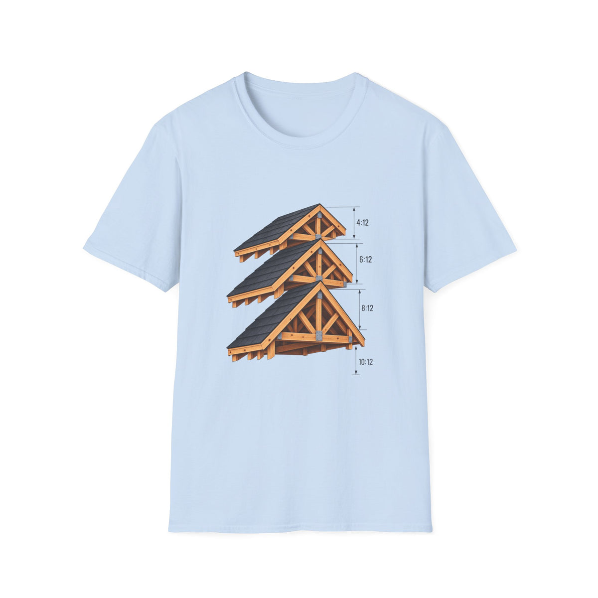 Roofer Framer Pitches Tee