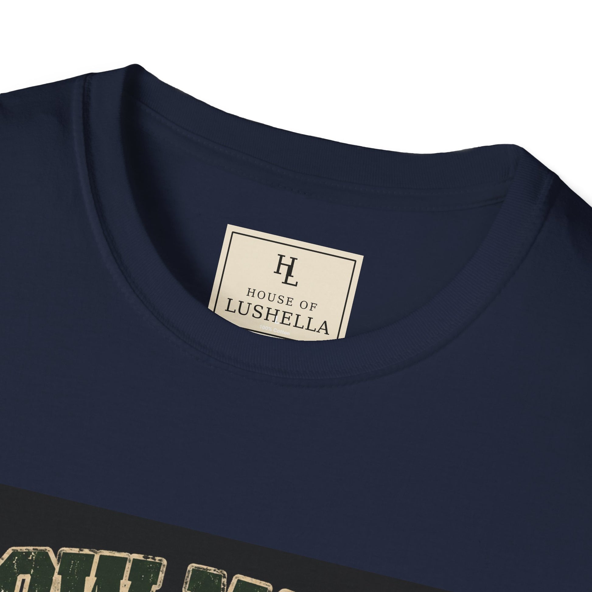 Mow Money Mow Problems Lawn Care Shirt product mockup, view 8