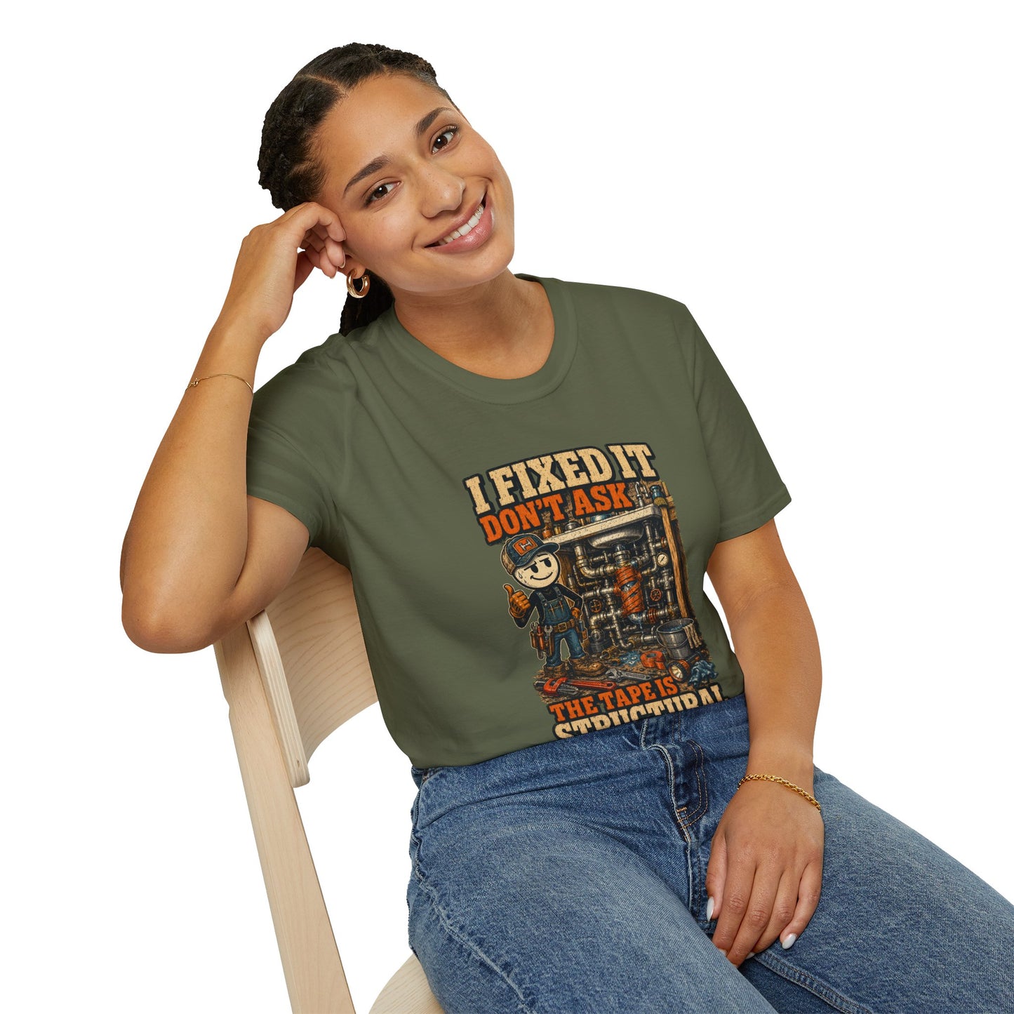I Fixed It Don’t Ask Mechanic Shirt product mockup 40 — House of Lushella