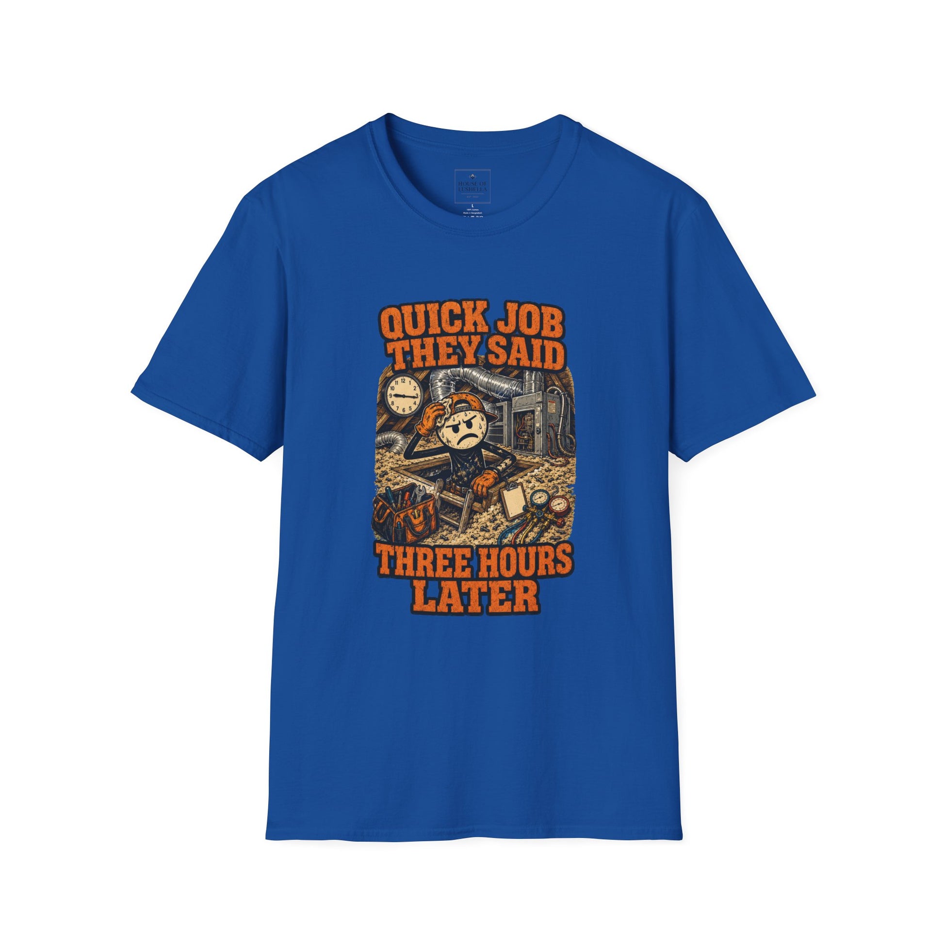 Quick Job They Said Three Hours Later Mechanic Shirt product mockup 41 — House of Lushella