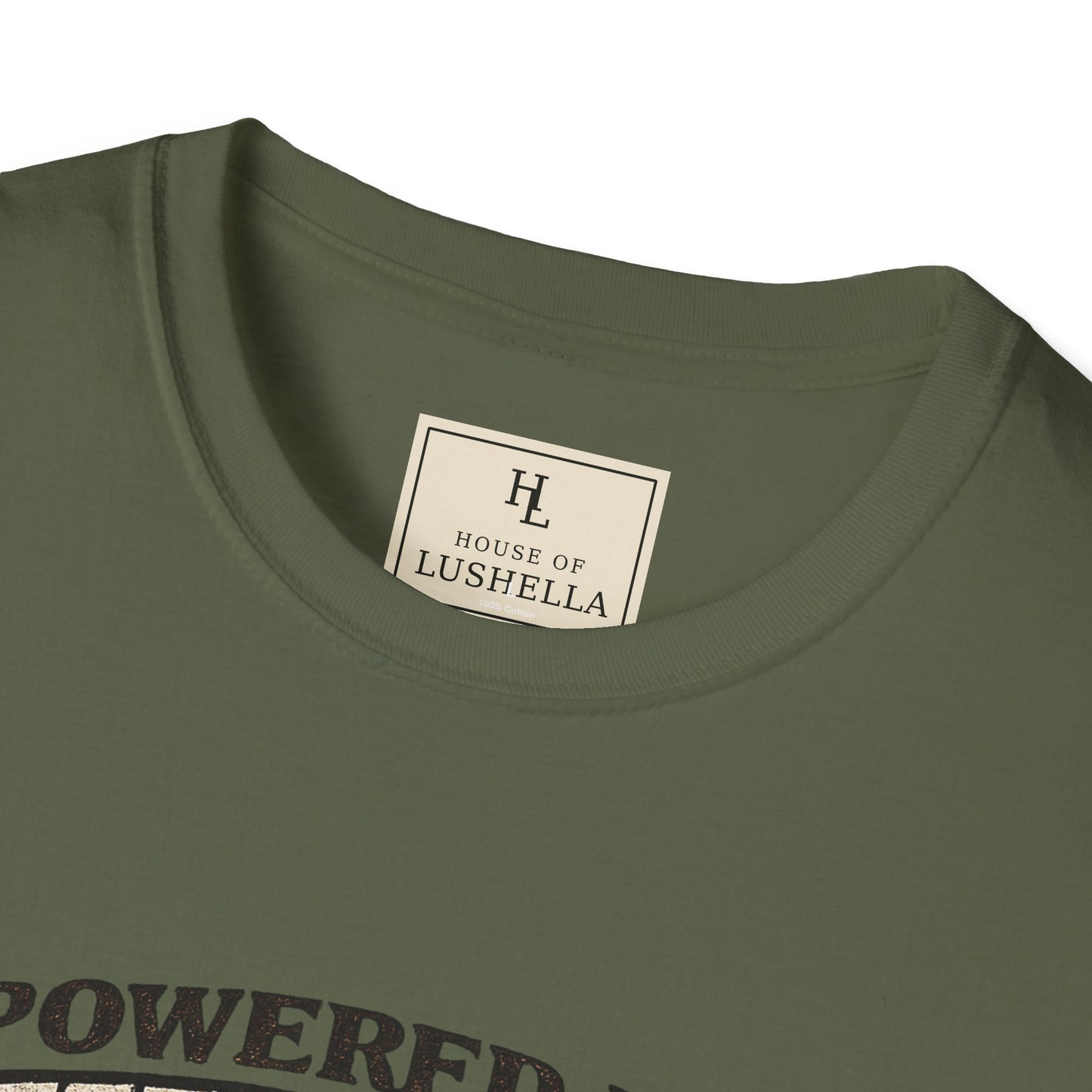 Powered by Coffee and Copper Plumber Shirt product mockup, view 13