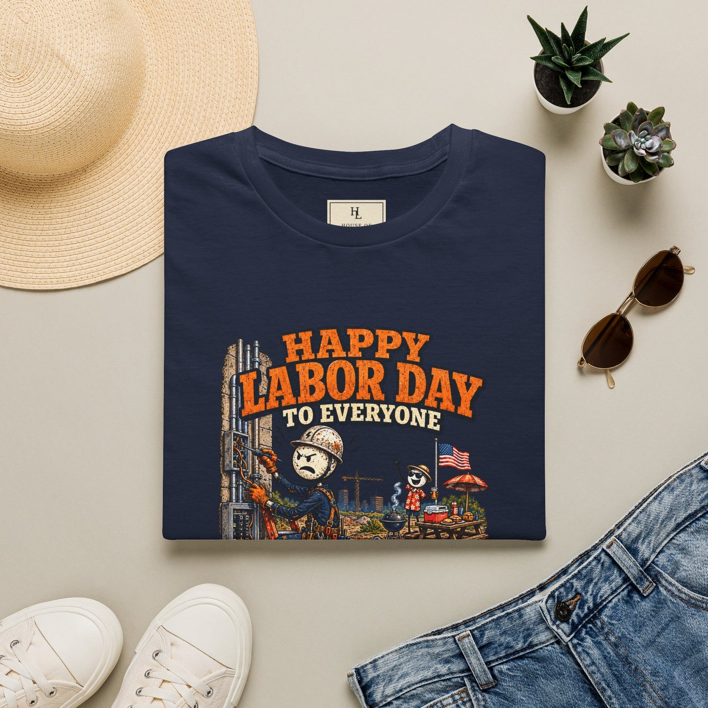 Happy Labor Day to Everyone Except Whoever Scheduled This Job. | Electrician T-Shirt
