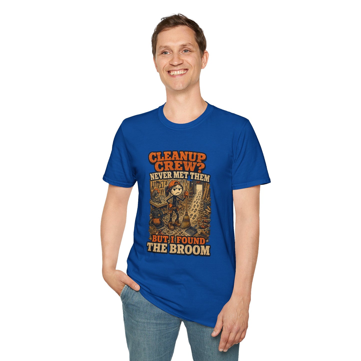 Cleanup Crew Never Met Them Work Humor Shirt product mockup 39 — House of Lushella