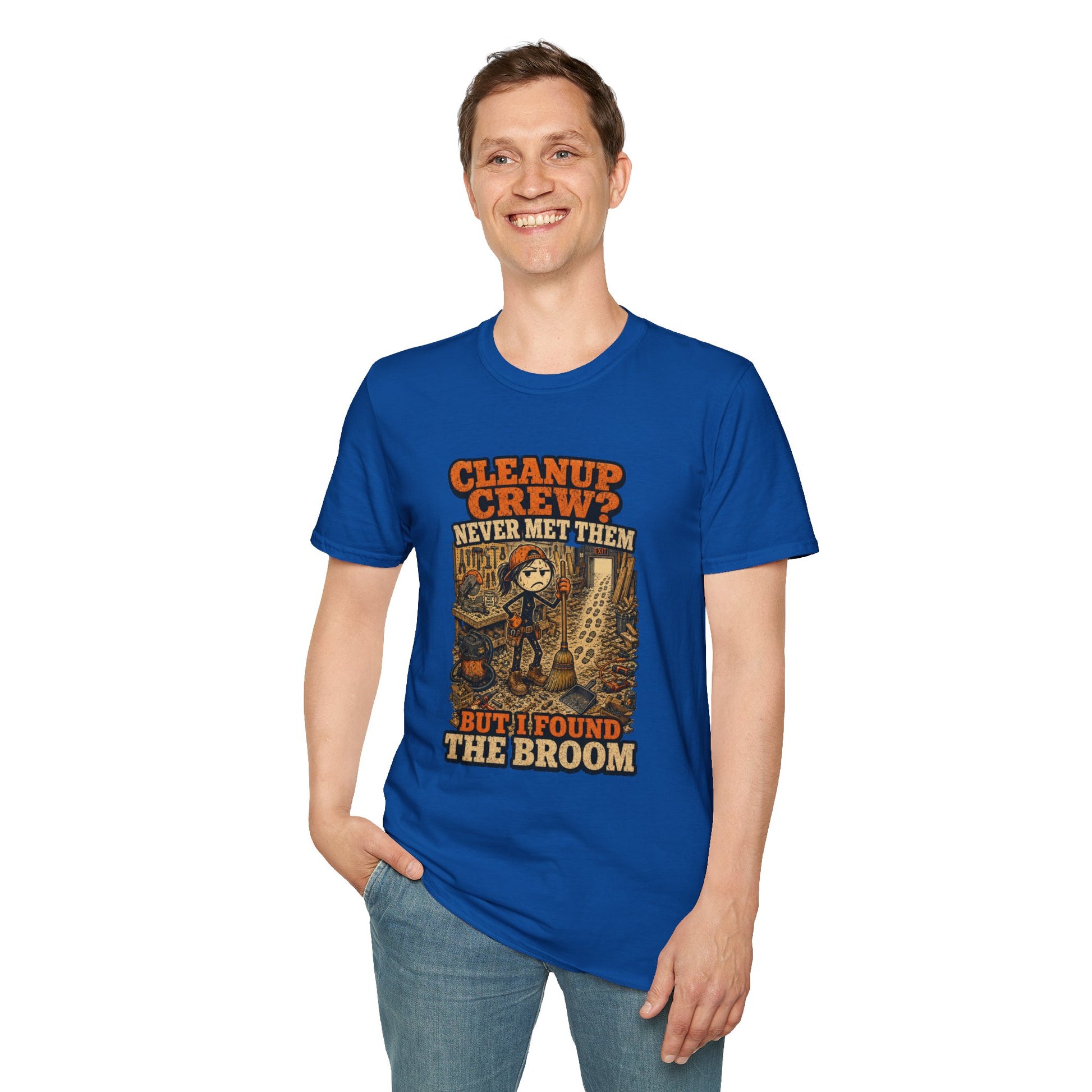 Cleanup Crew Never Met Them Work Humor Shirt product mockup 39 — House of Lushella