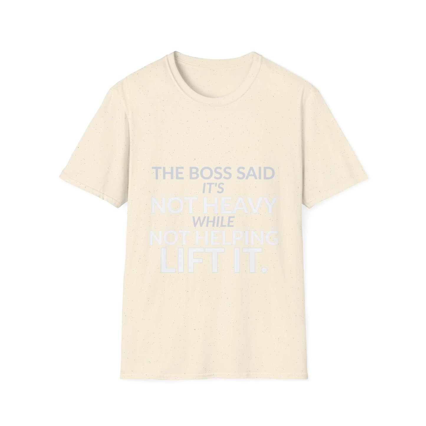 Not Heavy While Not Helping Funny Boss Shirt product mockup 5 — House of Lushella