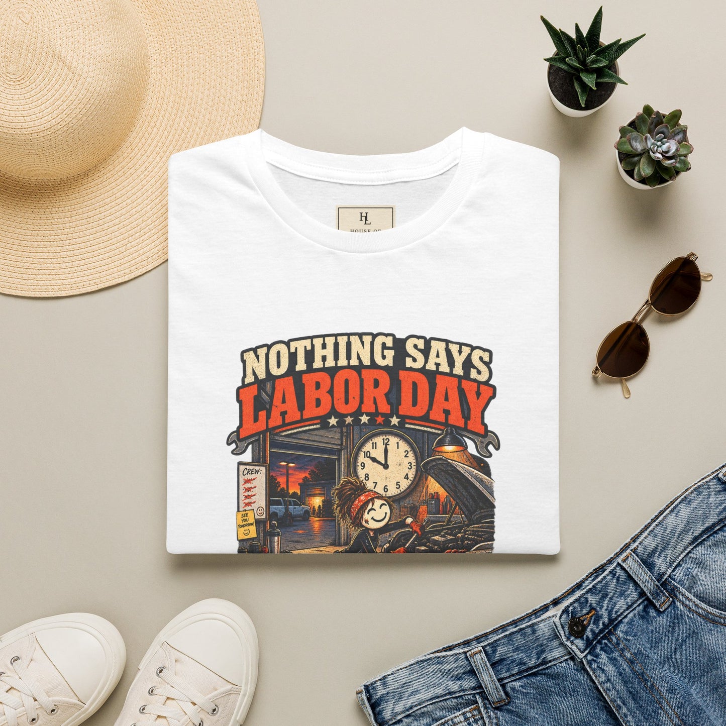 Nothing Says Labor Day Like Another 10-Hour Shift. | Mechanic T-Shirt