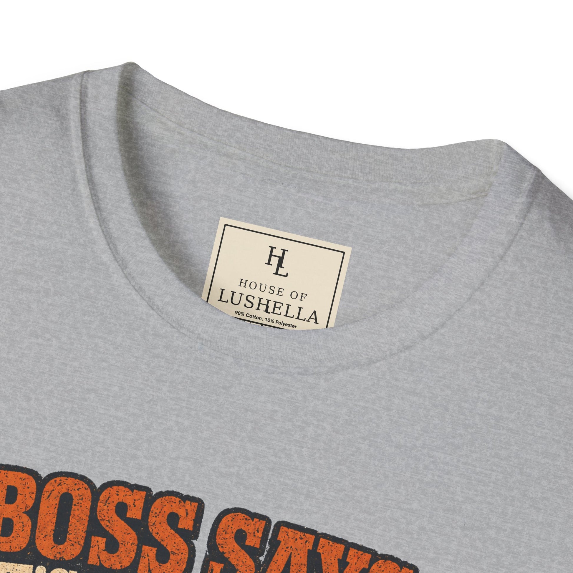 Boss Says It’s Dry Enough Heavy Equipment Shirt product mockup, view 16 — House of Lushella