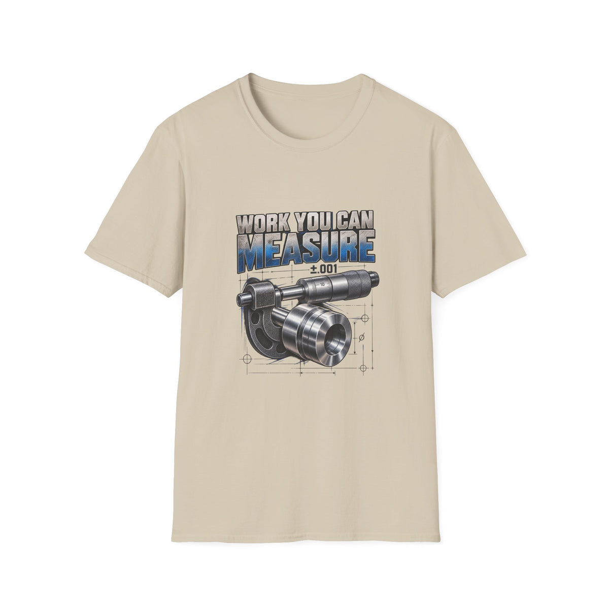 Machinist Precision Measure Tee
