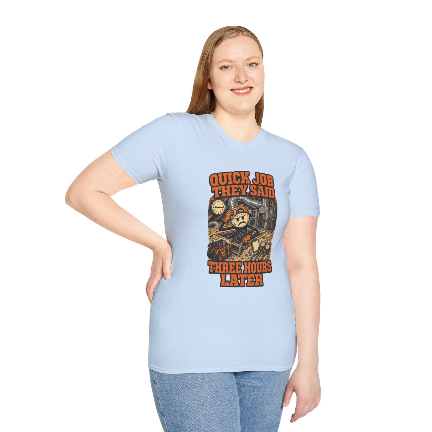 Quick Job They Said Three Hours Later Mechanic Shirt product mockup 37 — House of Lushella
