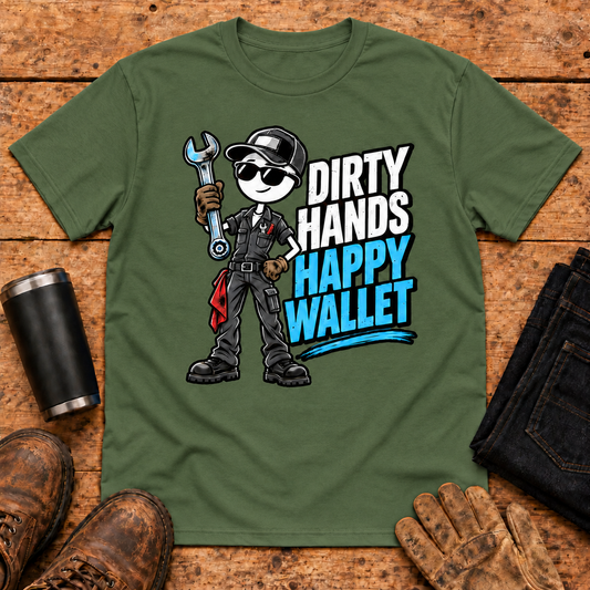 Dirty Hands Mechanic Shirt product mockup